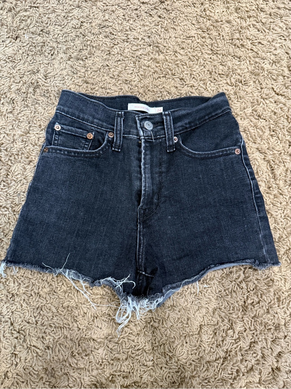 Levi High Rise Shorts
